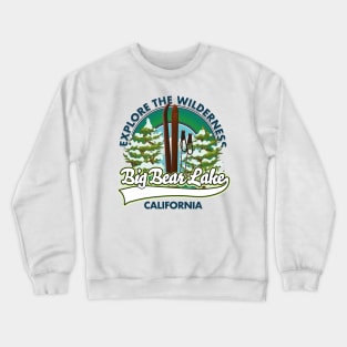 big bear lake california ski logo Crewneck Sweatshirt